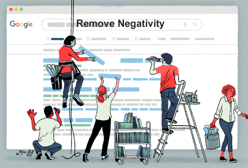 remove negativity online